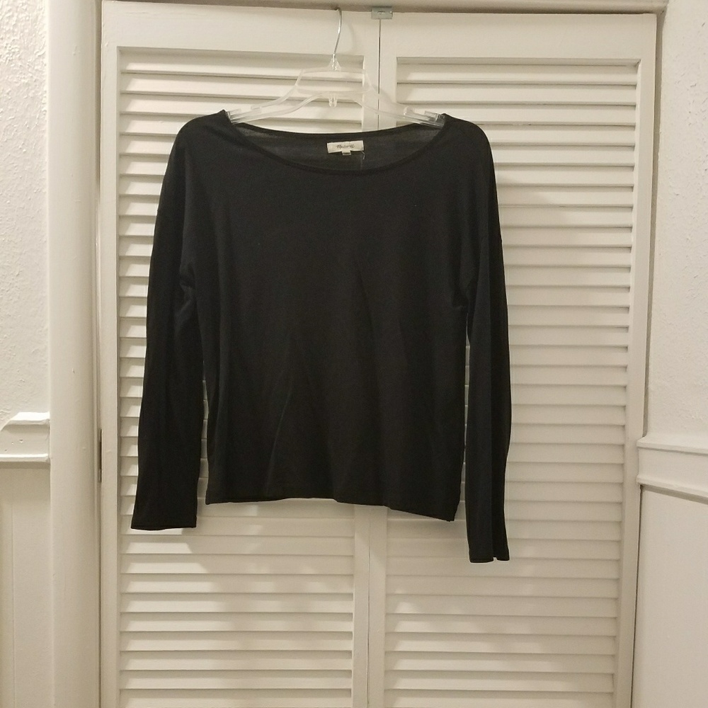 Madewell black 3/4 sleeve